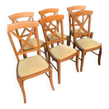 6 Louis Philippe style chairs