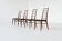 Niels Koefoed 'Lis' dining chairs in rosewood Koefoeds Denmark 1960