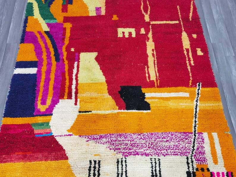 Incredible Moroccan Orange Rug 150/250cm