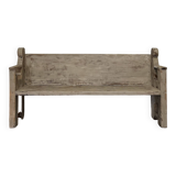 Old weathered country bench