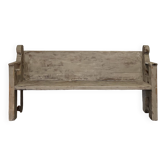 Ancien banc campagne  patiné