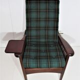 English Green Morris Chair - Arts and Crafts