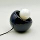 Vintage Blue Ceramic Lamp from Italy, 1970s