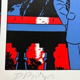 Floc'h signed silkscreen print of the film Petites Coupures by Pascal Bonitzer