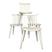 Suite de 4 chaises vintage