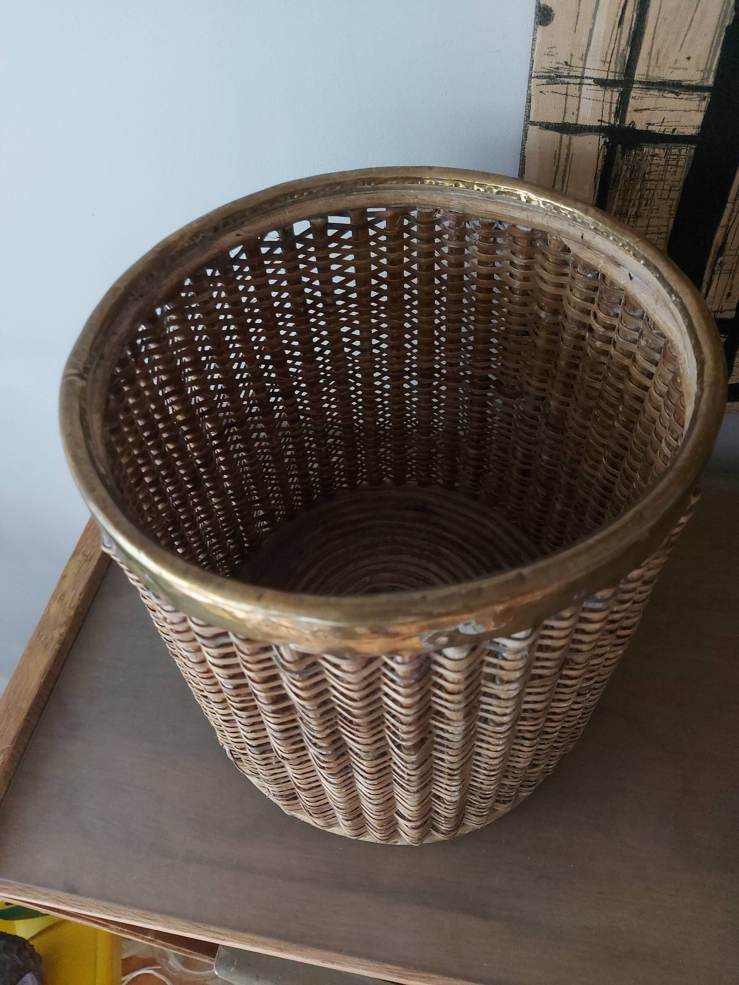 Vintage wastepaper basket