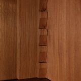 Blond Mahogany Bookcase, Art Nouveau – Early 20th Century
