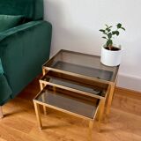 Brass pull out tables