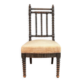 Antique beaded wooden prie-dieu - Napoleon III - Ref 1341