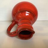Vase pitcher jug ceramic red style w Germany