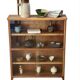 Modernist oak display cabinet - 1950s-60s