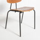 Set of 3 Danish school chairs from the 1960s