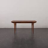 Mid-century Extendable Rosewood Dining Table, Model 10, Johannes Andersen for Hans Bech, Denmark, 19