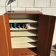Shoe cabinet plating 5 shelves