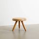Tabouret tripode en en bois "Berger" de Charlotte Perriand, années 1960