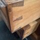 19th century walnut stepped desk