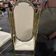 Ensemble de 6 chaises Bambou en laiton 1980