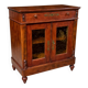 Solid pine display cabinet from the early 20th century, Dutch.