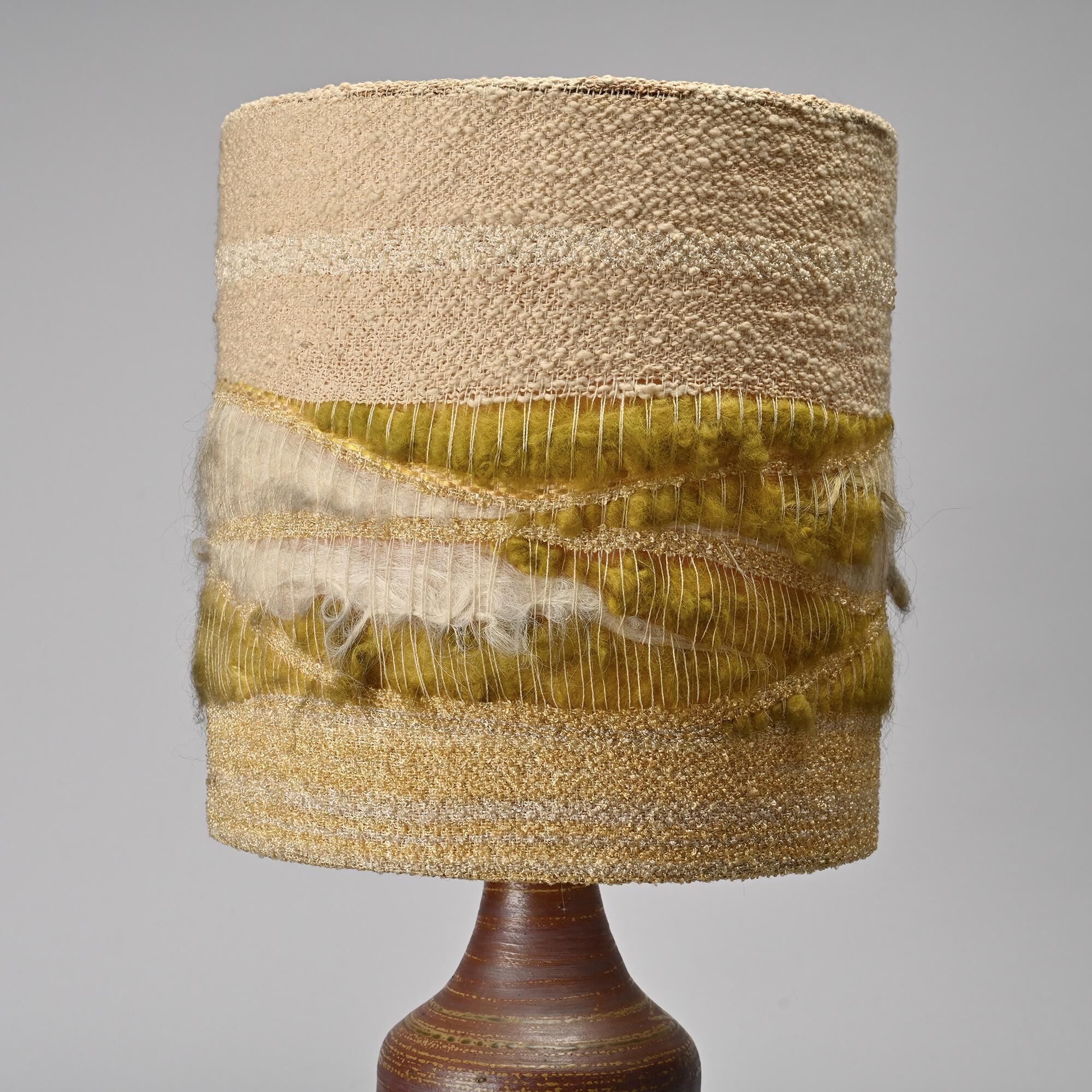 Ceramic lamp by Jacques Pouchain, Atelier Dieulefit, 1960s