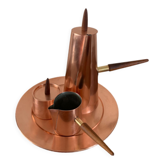 Vintage copper coffee service 1960