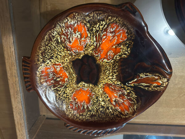 6 assiettes Vintage à Poisson signées Marius Giuge - Vallauris