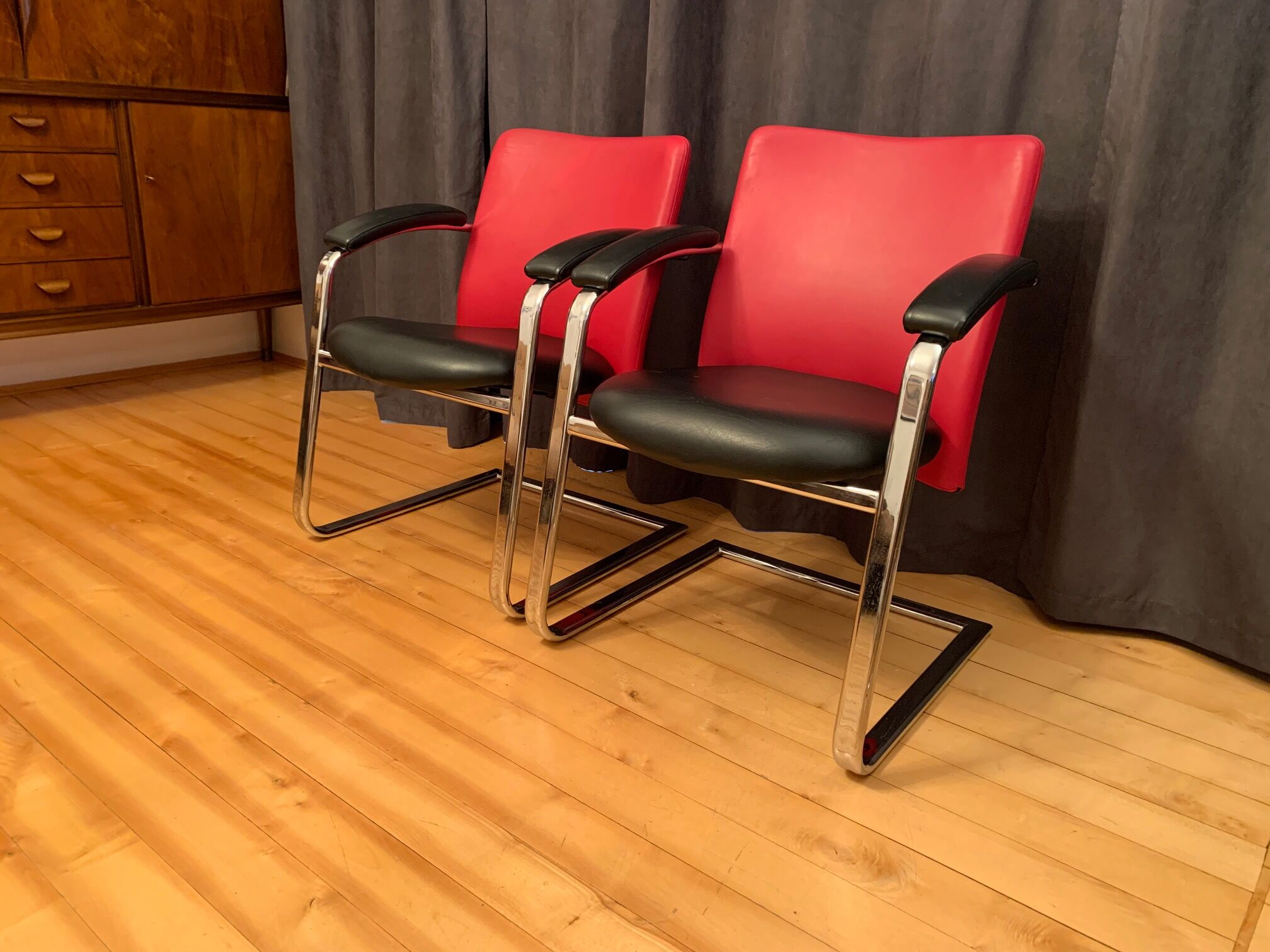 Pair of Löffler armchairs, Germany