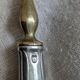 Art Deco silver-plated and vermeil cake server