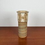 Danish studio ceramic vase from the mid-century by Svend Aage Jensen for Søholm, 1960s.