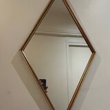vintage diamond-shaped mirror