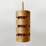 Vintage pine veneer pendant lamp