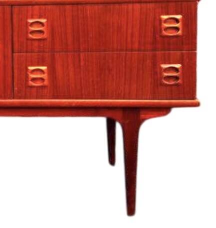 Vintage Scandinavian teak enfilade commode