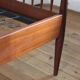 Vintage Scandinavian teak bed, Denmark 1960.