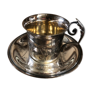 Ancienne tasse et soucoupe