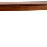 Table de ferme atelier en teck birman ancien