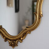 Miroir doré baroque