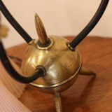 Table lamp from the early 1950s, brass sphere with spikes.