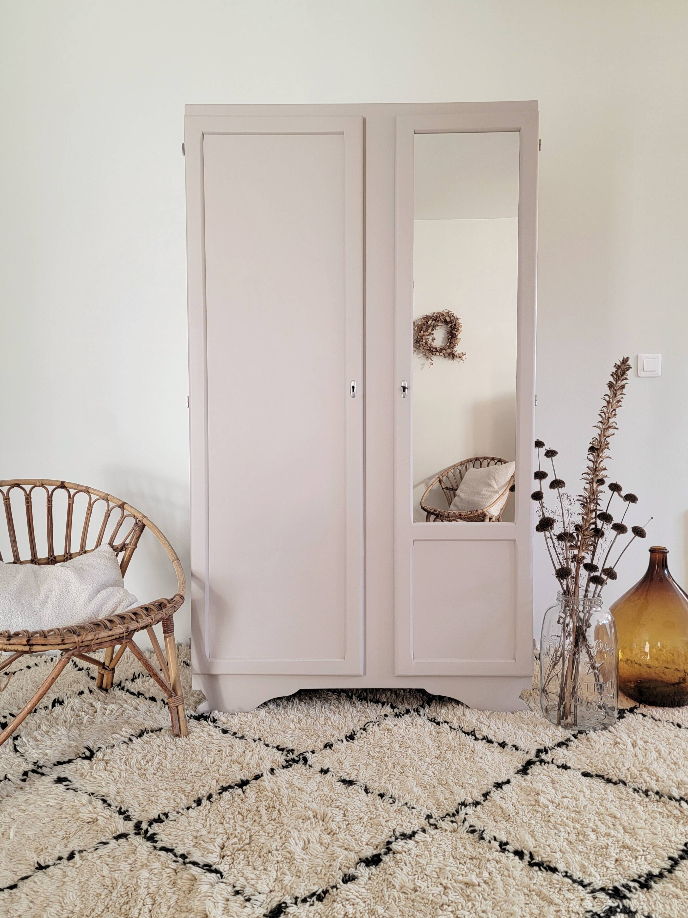 Renovated vintage wardrobe