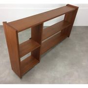 Suite of asymmetrical Scandinavian wall shelves 60s
