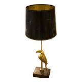 Toucan lamp in bronze 1970 Duval Brasseur