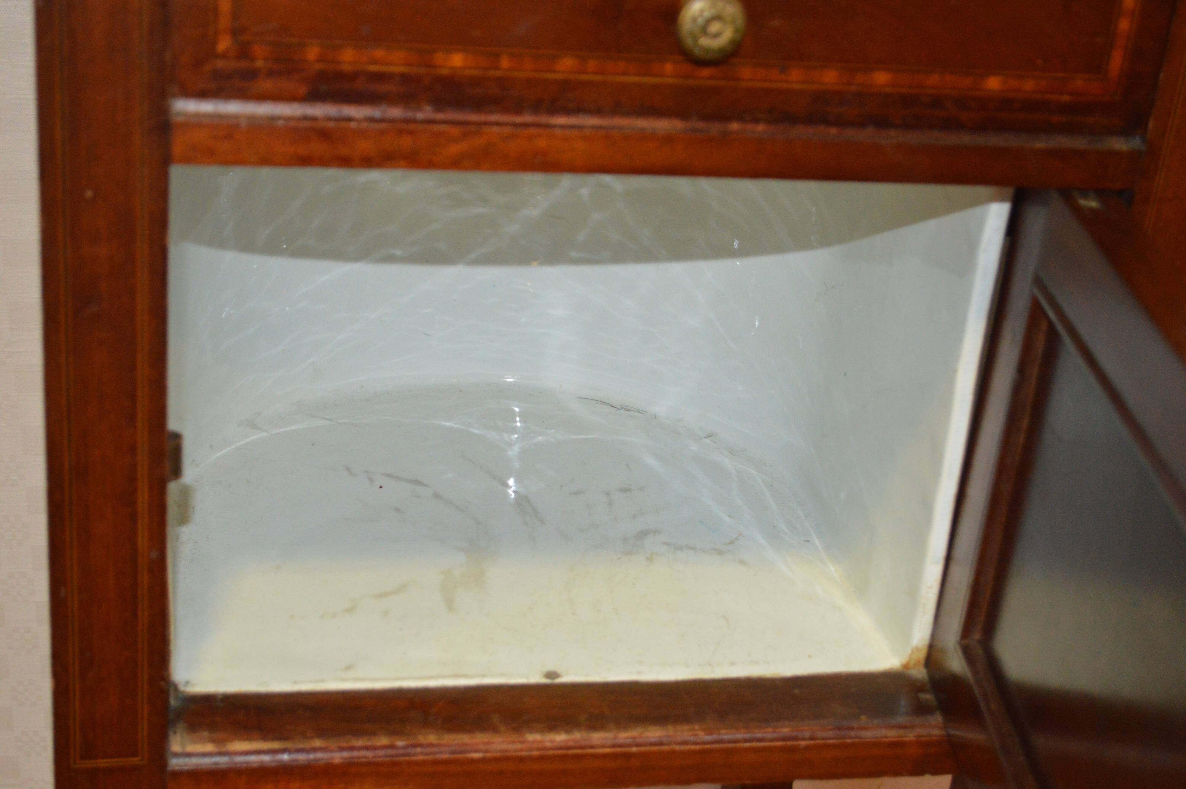 Mahogany bedside table