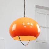 Space Age Orange Jolly Pendant Lamp from Guzzini, 1960s