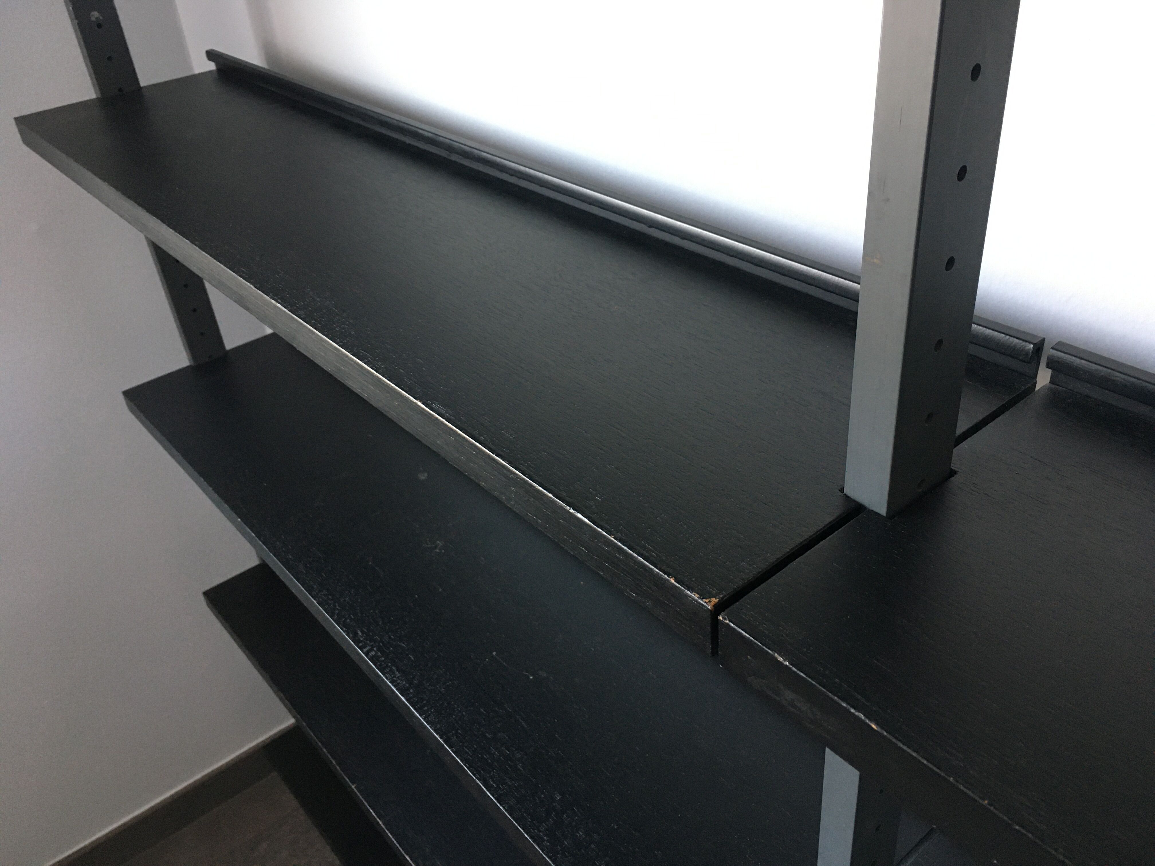 Scandinavian modular wall bookcase pira sweden 60s