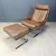 Swing Lounge Chair and Ottoman by Reinhold Adolf and Hans-Jürgen Schräpfer
