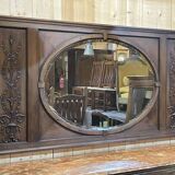 Oak mirror from the early 20th century.