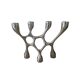 Vintage aluminium cast iron candlestick