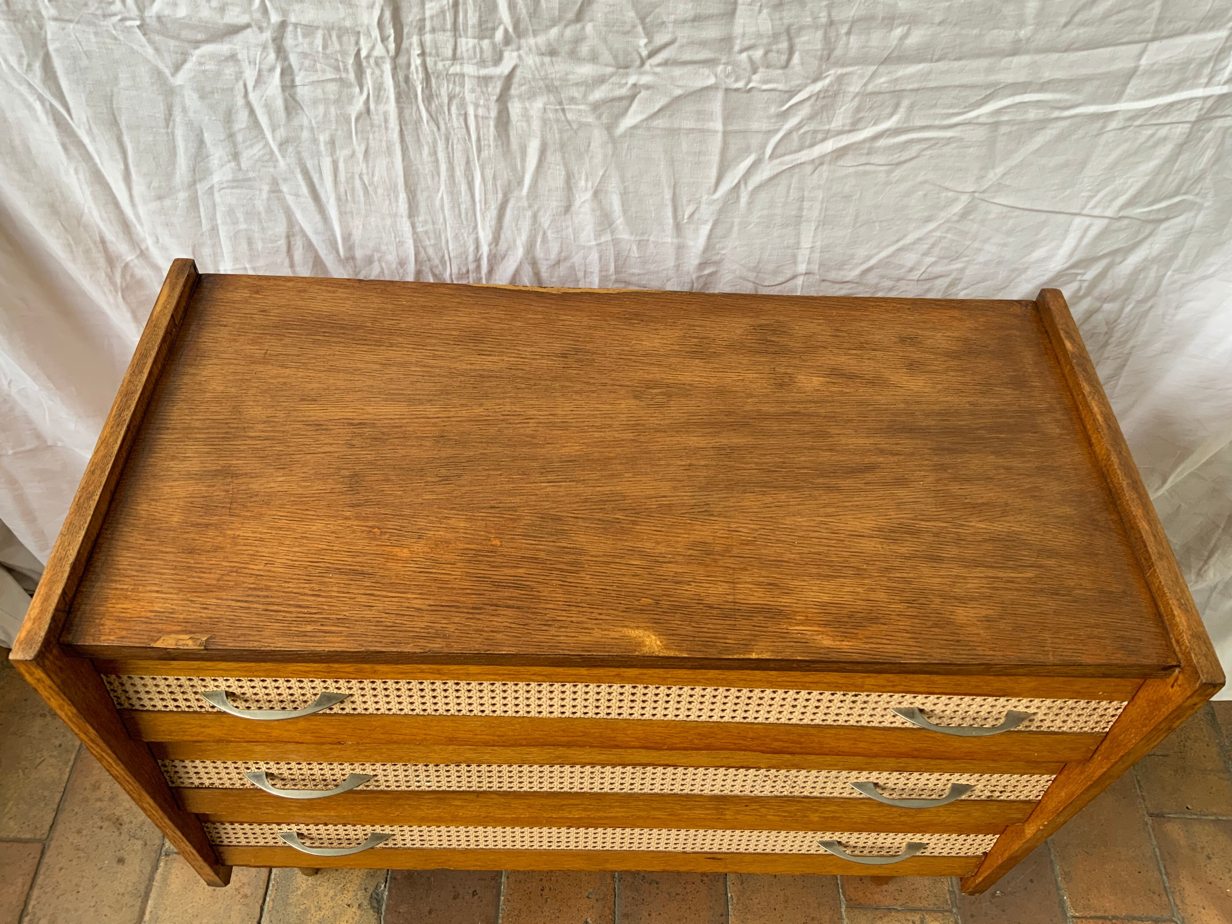 Vintage wood and canning chest of drawers