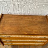 Vintage wood and canning chest of drawers