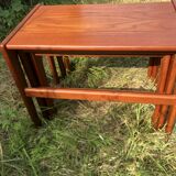Scandinavian teak nesting table Design