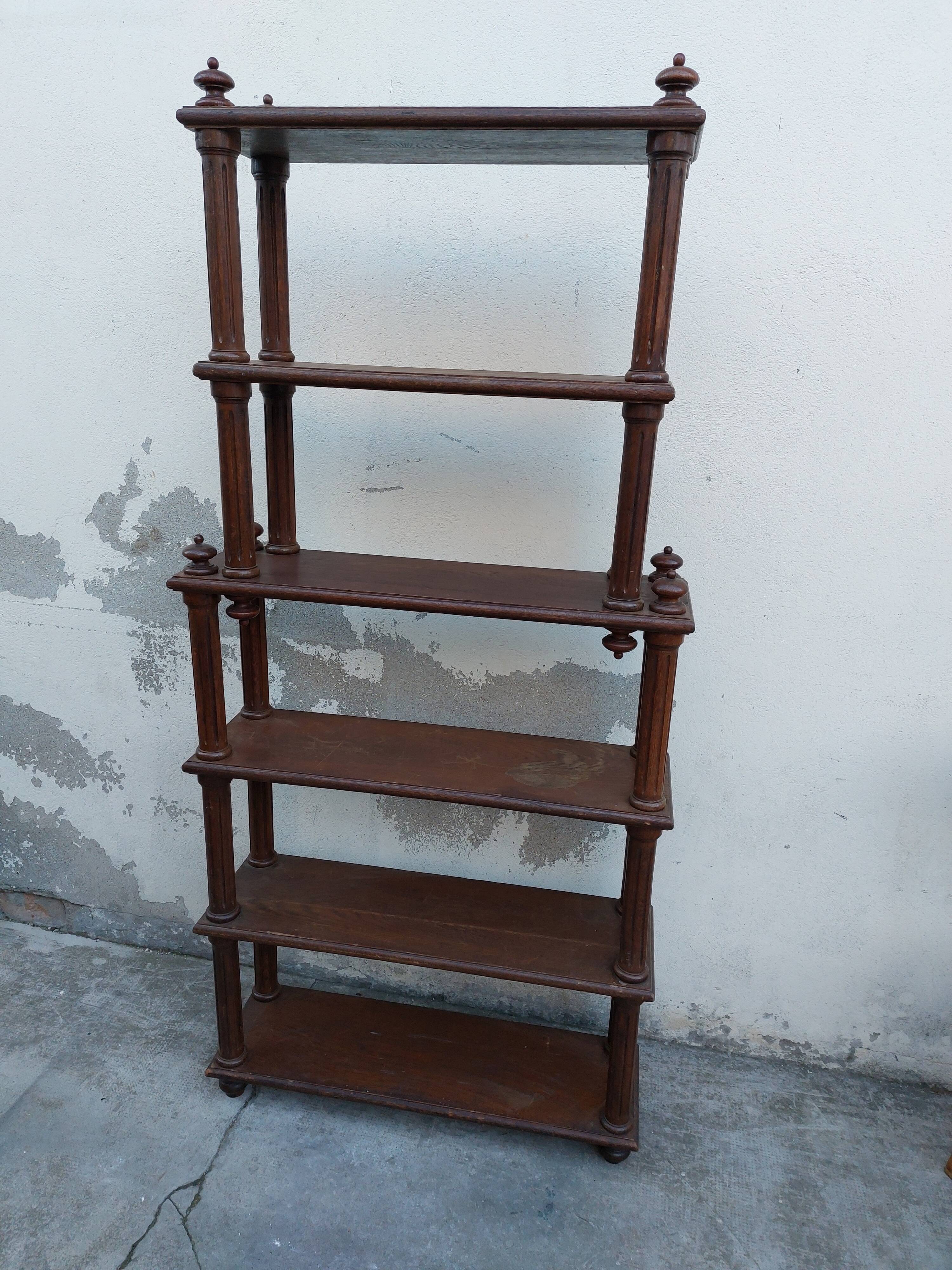 Oak Shelf 6 Trays 1900 -1m62