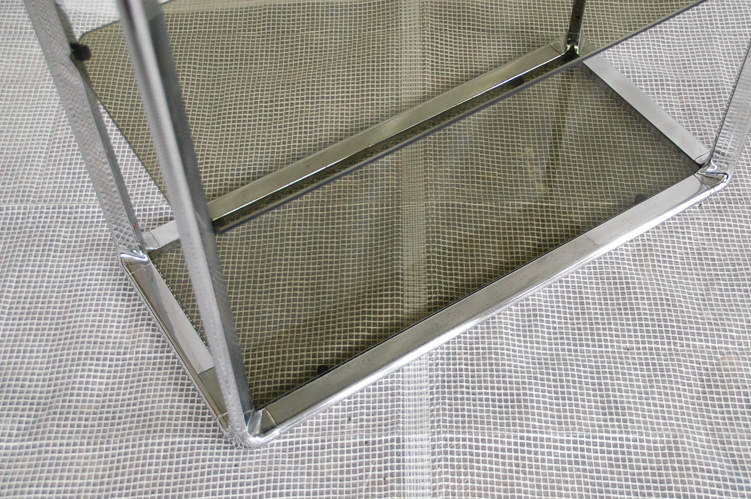 Etagère italienne chrome Fratelli Orsenigo 1970